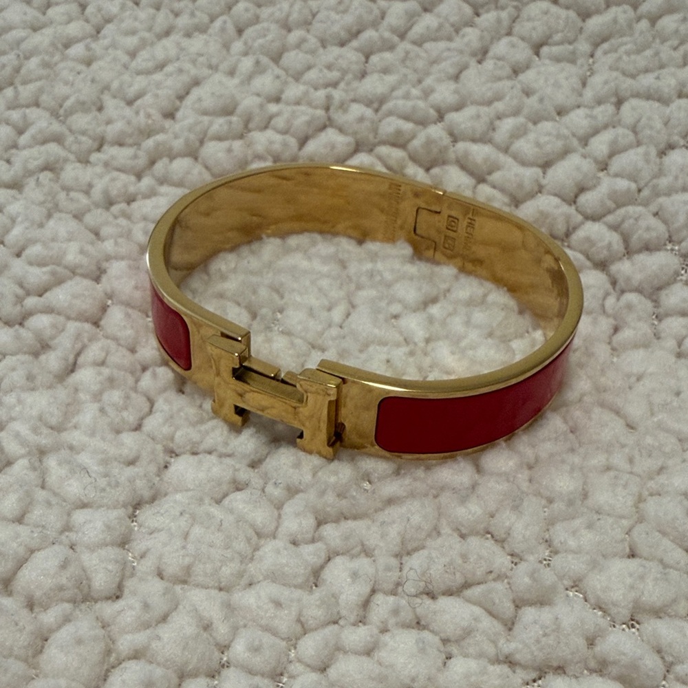 Click Red and Gold Bracelet